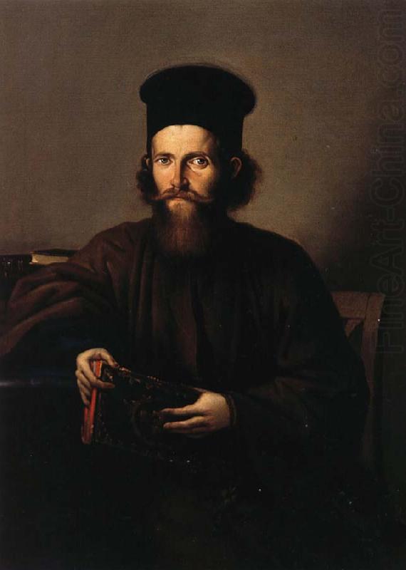 Nicolae Grigorescu Portrait of the Monk Isaia Piersiceanu china oil painting image